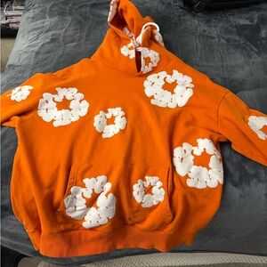 Orange Denim Tears Hoodie